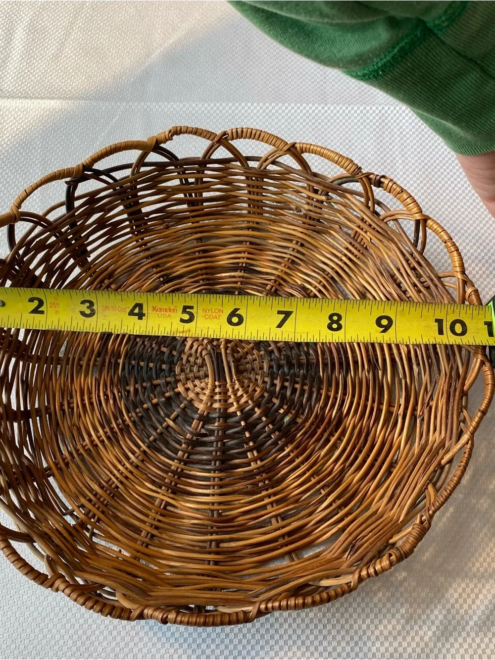 Woven Rattan Decorative Basket - Brown